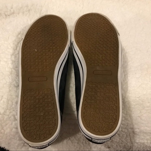 COACH Multi Pattern Black Signature C Sneakers 10B - Picture 7 of 8